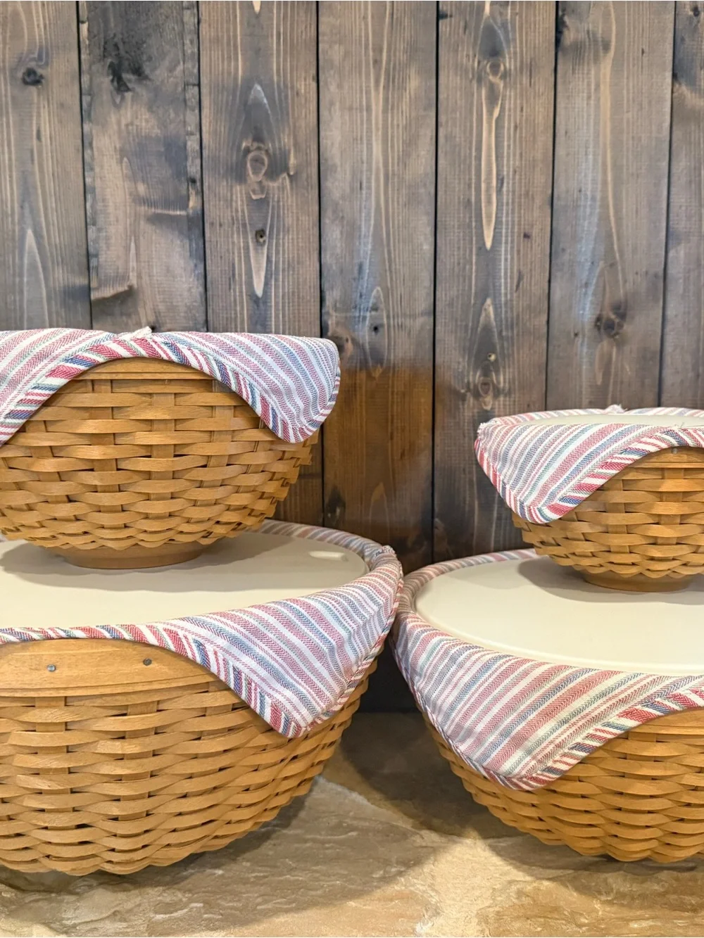 Longaberger Nesting Bowl Set 16 Piece Set 2002/2003